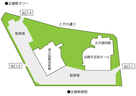 アクセス方法 函館市芸術ホール 函館市文化 スポーツ振興財団